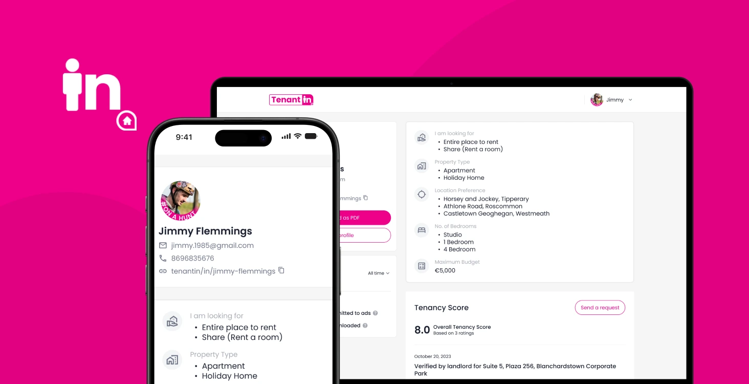 Tenantin.ie — case study preview